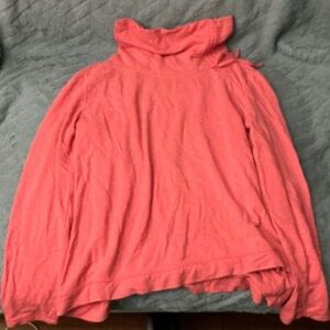 Women's Pink Turtleneck Sweater